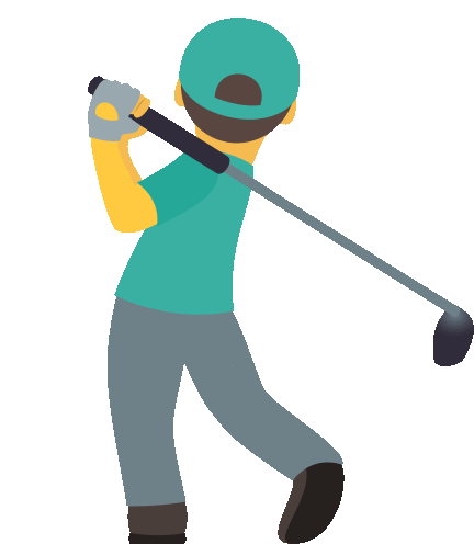 Golfing Activity Sticker - Golfing Activity Joypixels Stickers