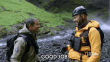 Good Job Keegan Michael GIF - Good Job Keegan Michael Bear Grylls GIFs