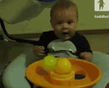 Shocked Baby GIF - Ball Scared Cute GIFs