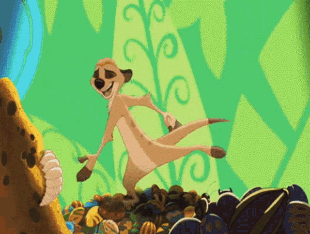 The Lion King Timon GIF - The Lion King Timon Dance - Discover & Share GIFs