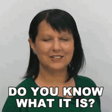 Do You Know What It Is Rebecca GIF - Do You Know What It Is Rebecca Engvid GIFs