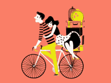 約會 單車 抱 GIF - Dating Bicycle Field Trip GIFs