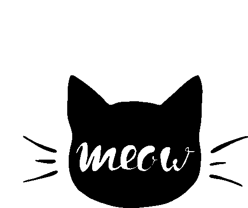 Meow Cat Sticker - Meow Cat Cat Lady Stickers
