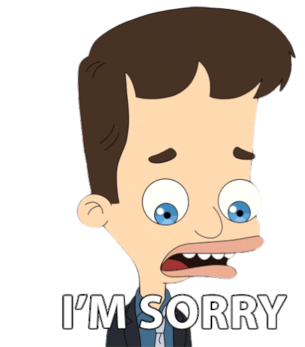 Im Sorry Nick Birch Sticker - Im Sorry Nick Birch Big Mouth Stickers