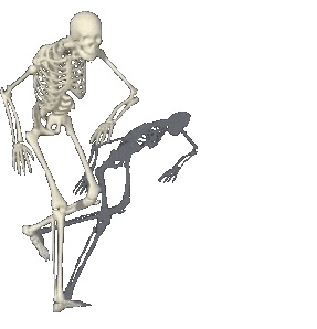 Skeleton Dance Sticker - Skeleton Dance Energetic Stickers