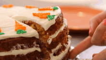 Cake Bigger Bolder Baking GIF - Cake Bigger Bolder Baking Slice GIFs