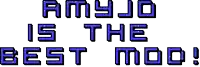 amyjo is the best mod written in blue and black