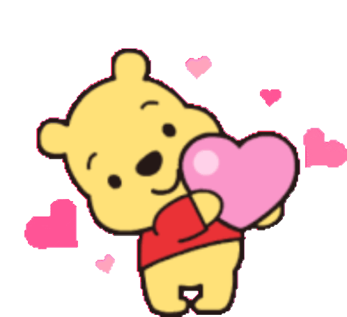 Giving Love Sticker - Giving Love Winnie Stickers