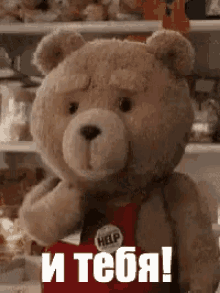 mishka teddy bear love you you too i tebya