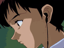 Shinji Ikari Evangelion GIF - Shinji Ikari Evangelion Look Down GIFs