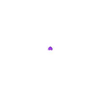 a purple heart on a white background with a shadow