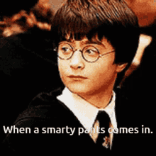 too much work roll eyes eyeroll when a smarty pants comes in harry potter