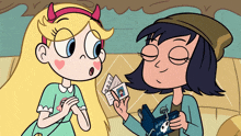 star and jasmine from star vs the forces of evil are talking