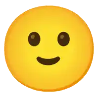 a yellow smiley face with its eyes closed and mouth open