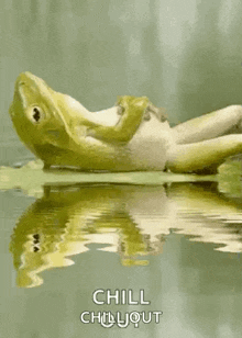 Frog Chill GIF