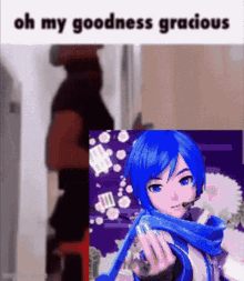 Oh My Goodness Gracious Kaito Vocaloid GIF - Oh My Goodness Gracious Kaito Vocaloid Kaito Mpreg GIFs