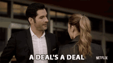 A Deals A Deal Tom Ellis GIF - A Deals A Deal Tom Ellis Lucifer Morningstar GIFs
