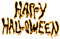 a happy halloween sign with a white background