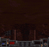 a screenshot of a video game with the number 100 on the bottom