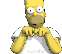 Homer Simpson Simpson Sticker