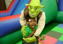 Shrek Kid GIF - Shrek Kid Trampoline GIFs