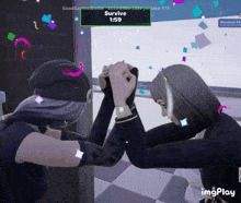 a screenshot of a video game that says survive on the screen