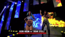 Kiera Hogan Tasha Steelz GIF - Kiera Hogan Tasha Steelz Impact Wrestling GIFs