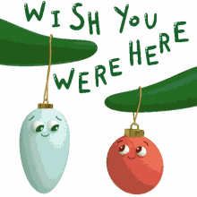 christmas cheer wish you were here christmas tree christmas ornaments tree decorating