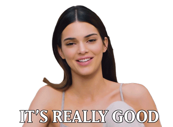 Its Really Good Kendall Jenner Sticker - Its Really Good Kendall Jenner Nice Stickers