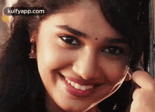 smiley krithishetty smile actress heroines