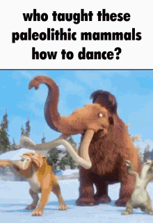 Ice Age Dance GIF - Ice Age Dance Paleolithic GIFs