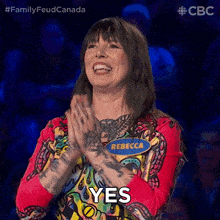 Yes Yes Yes Family Feud Canada GIF - Yes Yes Yes Family Feud Canada Hyped-up GIFs