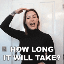 How Long It Will Take Tracy Kiss GIF - How Long It Will Take Tracy Kiss How Much Time It Takes GIFs