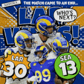 Seattle Seahawks (13) Vs. Los Angeles Rams (30) Post Game GIF - Nfl National Football League Football League GIFs