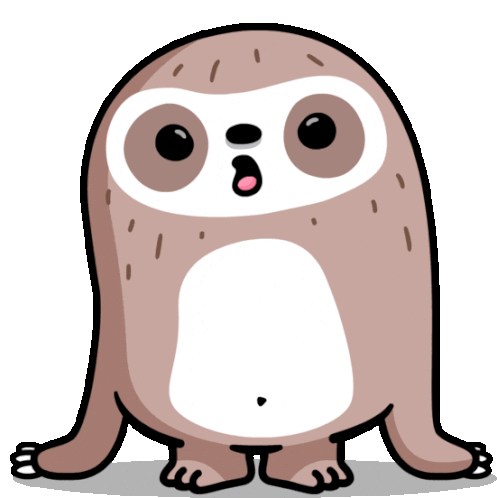 Sloth Stares Vacantly Sticker - Because Baby Animals Cute Adorable -  Discover & Share GIFs