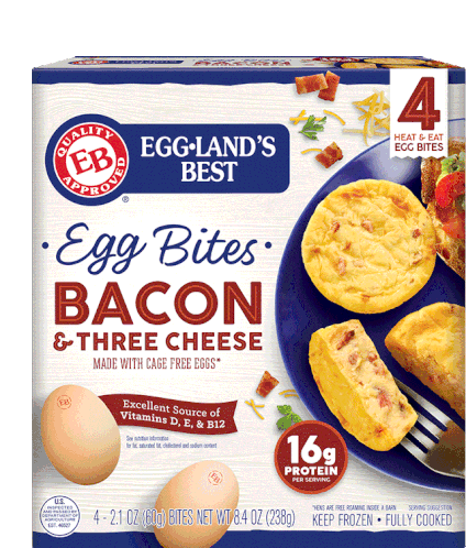 Egglandsbest Egg Bites Sticker - Egglandsbest Egg Bites Bacon Egg And Cheese Stickers