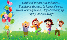 Happy Children'S Day Greetings GIF - Happy Children'S Day Greetings Group GIFs