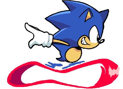Sonic Run Timboulder Sticker - Sonic Run Timboulder Stickers