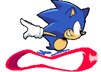 Sonic Run Timboulder Sticker