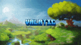 a video game called unlattic is being played on a green field