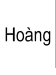 a black and white image that says hoàng phong dep trai vai ca lon v