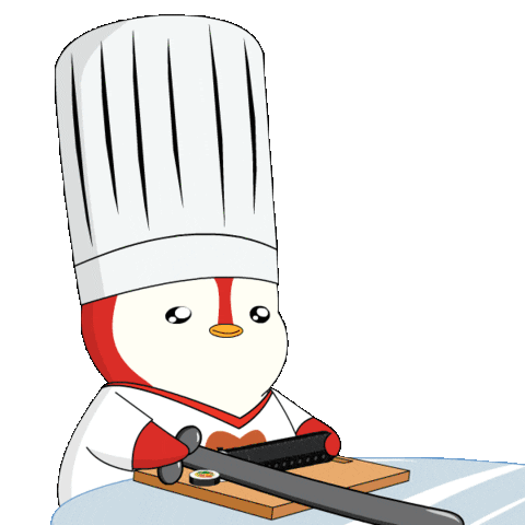Cooking Chef Sticker - Cooking Chef Penguin Stickers