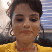 selena gomez i miss you i love you happy holidays visual queen