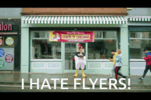 Chicken Out I Hate Flyers GIF - Chicken Out I Hate Flyers Flyers GIFs