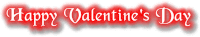 a happy valentine 's day sign that is red and white