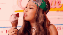 I Like Ice Cream Jennie Kim GIF - I Like Ice Cream Jennie Kim Blackpink GIFs