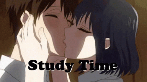 Study Time Anime GIF - Study Time Anime Kissing - Discover & Share GIFs