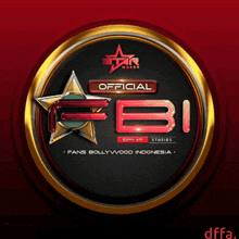 a logo for official fbi fans bollywood indonesia is shown