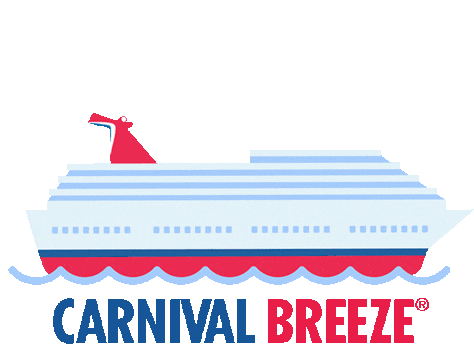 Carnival Breeze Logo Sticker