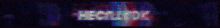 a purple background with a few lines and a few letters that are purple